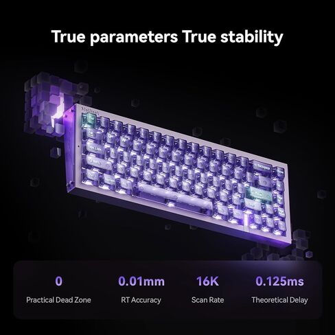 MelGeek REAL67 Wired Gaming Keyboard with RGB, Magnetic Keyboard with Hall Effect, Rapid Trigger, Hot-Swappable, Snap Tap & Adjustable Actuation, Online HIVE Custom (Silicon-Gray) in Saudi Arabia