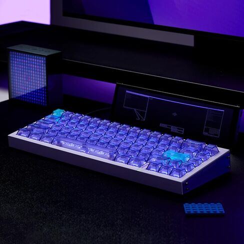MelGeek REAL67 Wired Gaming Keyboard with RGB, Magnetic Keyboard with Hall Effect, Rapid Trigger, Hot-Swappable, Snap Tap & Adjustable Actuation, Online HIVE Custom (Silicon-Gray) in Saudi Arabia