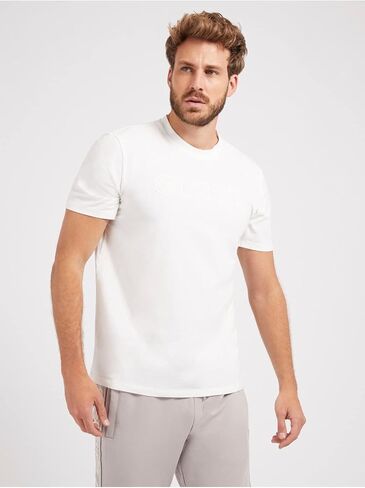 GUESS Men's Eco Alphy Tee, Scuffy, L in Saudi Arabia