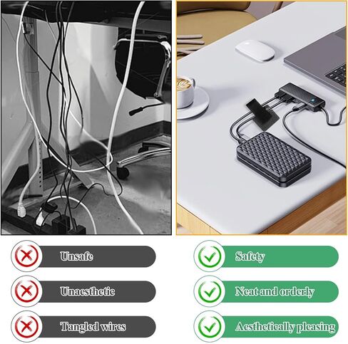 100Pcs Hook and Loop Cable Ties, Self Adhesive Wire Management Cable Clips Adjustable Hook and Loop Cable Straps Cord Wrappers Keeper Cord Holder for Kitchen Appliances Office Home (Black) in Saudi Arabia