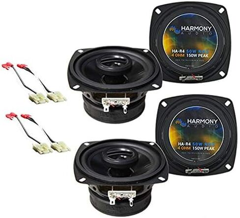 Harmony Audio R4 Factory Replacement Speaker Upgrade Package Compatible with Chevy Corvette 1984-1989 in Saudi Arabia