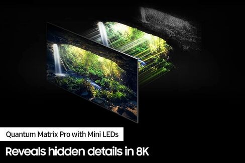 سامسونج 75 بوصة فئة Neo QLED 8K QN800B Series Mini LED Quantum HDR 32x، Dolby Atmos، صوت تتبع الكائنات +، زاوية عرض فائقة، تلفزيون ذكي مع Alexa مدمج (QN75QN800BFXZA، موديل 2022) in Kuwait