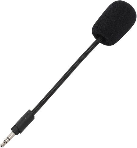Gaming Mic, 3.5mm Microphone 3.5mm Plug Microphone Detachable Microphone Replacement Game Mic Headset Microphone for Logitech G233 G433 GRPO Gaming Headset in Saudi Arabia