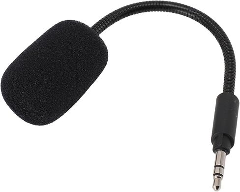 Gaming Mic, 3.5mm Microphone 3.5mm Plug Microphone Detachable Microphone Replacement Game Mic Headset Microphone for Logitech G233 G433 GRPO Gaming Headset in Saudi Arabia