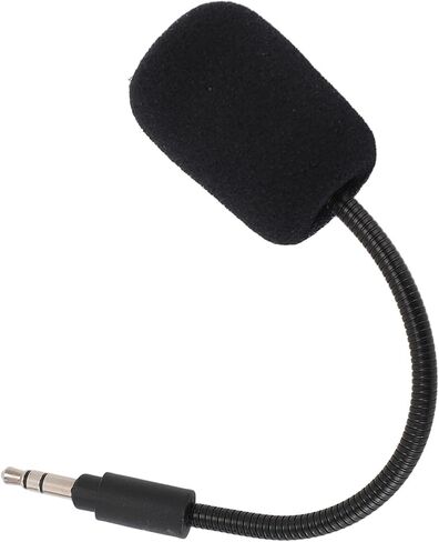 Gaming Mic, 3.5mm Microphone 3.5mm Plug Microphone Detachable Microphone Replacement Game Mic Headset Microphone for Logitech G233 G433 GRPO Gaming Headset in Saudi Arabia