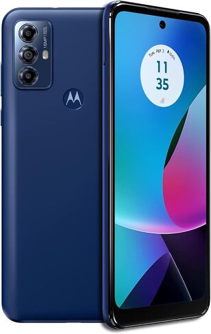 Motorola Straight Talk Moto G Play (2023) XT2271 32GB Storage + 3GB RAM Blue 6.5" HD+ 90Hz Display Android 12 Smartphone (Renewed) in Saudi Arabia