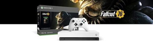 Microsoft Xbox One X Fallout 76 White Special Edition 1 تيرابايت - Xbox One [لعبة فيديو] (متجددة) in Kuwait