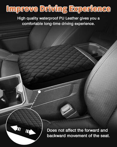 مخصص لغطاء وحدة التحكم المركزية Jeep Grand Cherokee L الملحقات 2021-2023 2024 2025 2026 غطاء مسند مركز وحدة التحكم في مركز المقعد الجلود واقي مقعد مع جيوب تخزين كيس تخزين in Saudi Arabia
