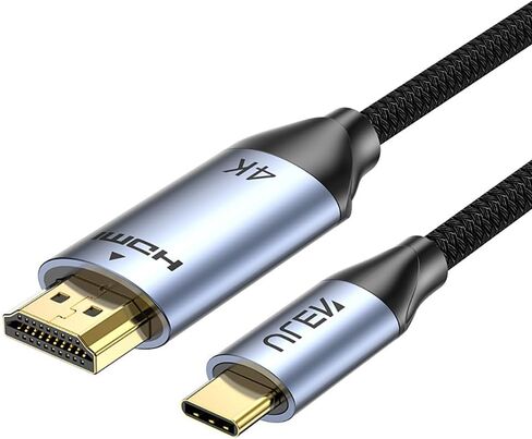 USB C to HDMI Cable 4K@60Hz, High-Speed Type C to HDMI Cord for MacBook, iPhone 16/15 Pro/Max, iMac, iPad Pro, Galaxy S24, Surface, Monitor, TV and More(1.5m) in Saudi Arabia