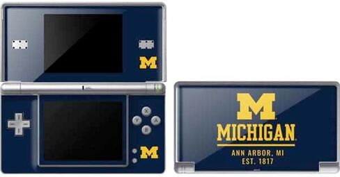 Skinit Decal Gaming Skin Compatible with DS Lite - Officially Licensed College Ann Arbor Est 1817 Design in Saudi Arabia