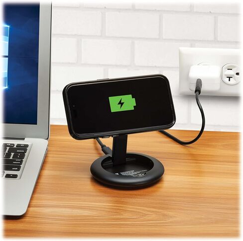 Eaton Tripp Lite Series Wireless Charger Stand, 20W Magnetic Charging Stand, MagSafe MFi Charging for Apple iPhone & AirPods, Adjustable Stand, 3ft Cable, White, 1-Year Warranty (U280MS-2N1-WH) in Saudi Arabia