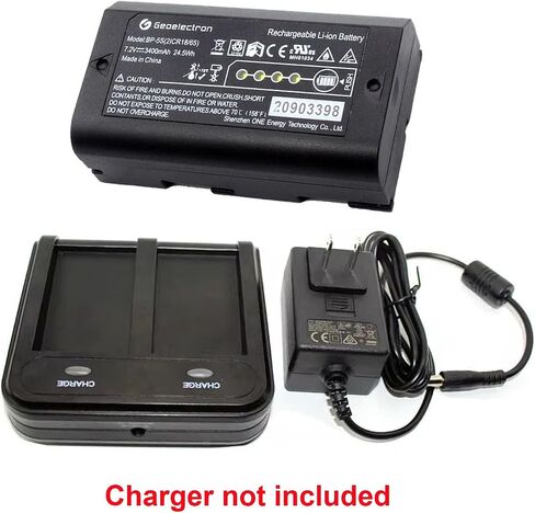 Hoorae 4 Pack BP-5S 7.2V 3400mAh Rechargeable Lithium Battery for Surveying in Saudi Arabia