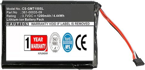 XPS Replacement Battery Compatible with Garmin T 5 mini TT 15 mini PN 361-00035-09 in Saudi Arabia