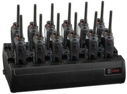 Twelve Bay Rapid Desk Charger for Hytera (HYT) TC-508-U1 Rechargeable Two Way Radio (Built-in Power Supply) in Saudi Arabia