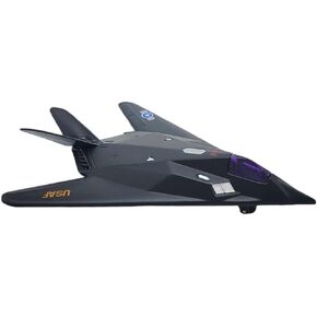 Zugar Land Die-Cast Pullback Stealth Bomber Models (4.25"-5.25") SR-71 Blackbird, F-22 Raptor, F-117 Nighthawk, B2 Bomber (4 Pack)