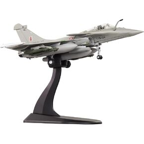 HANGHANG 1/100 Dassault Rafale Fighter Plane Model Metal Aircraft Model Military Airplane Model Diecast Plane Model for Collection or Gift