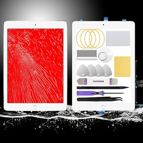استبدال زجاج شاشة اللمس 10.2 بوصة PlxMxr لجهاز iPad 7 الجيل السابع 2019 (A2197 A2198 A2200)/ لجهاز iPad 8 الجيل الثامن 2020 (A2270 A2428 A2429 A2430) مع زر الصفحة الرئيسية المثبت مسبقًا (أسود) in Kuwait