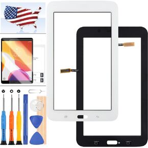 Screen Replacement for Samsung Galaxy Tab 3 Lite T113 SM-T113 T116 7.0" Touch Screen Digitizer Lens Glass Repair Parts,Including Free Tools(Not LCD) (Black)