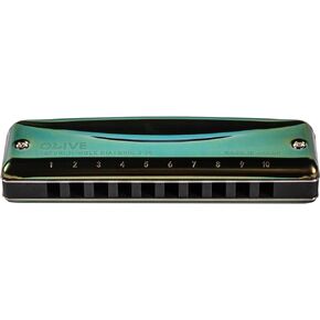 Suzuki Olive C20 10 Hole Diatonic Harmonica - Key of C