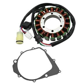 Stator Magneto Coil for Yamaha ATV Warrior 350 YFM350 2002-2004 Raptor 350 YFM350 2004-2011 Wolverine 350 YFM350 2002-2005 Big Bear 400 YFM400 2000-2011 5NF-81410-00-00 5FU-81410-00-00