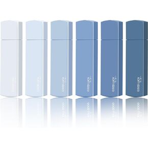 Small White Out Tapes, 6PCS Tape Roller Instant Correction Tape Mini Whiteout Tape Set Cute Correction Rollers for Students Office Workers Home School Stationery Supplies (Gradient Blue)