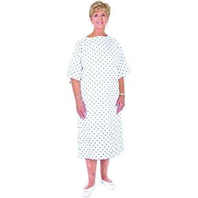 Essential Medical Supply Universal Fit Reusable Patient Gown with Ties, Mint