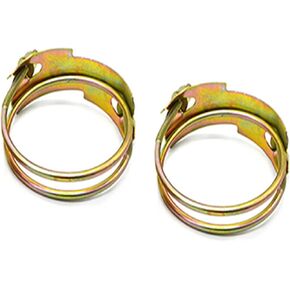 10pc 1inch Hose Clamps Heavy Duty Hose clamp double steel wire water pipe clamp