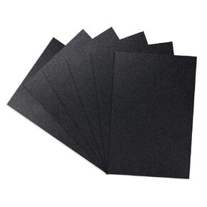 Kinlink White ABS Plastic Sheet 8" x 12"x 0.04" Flexible Moldable Impact Strength and High Tensile 1/25" Thick (1mm) Abs Sheet, Moldable Plastic DIY Materials for Home Decor and Handicrafts, 6 Pack