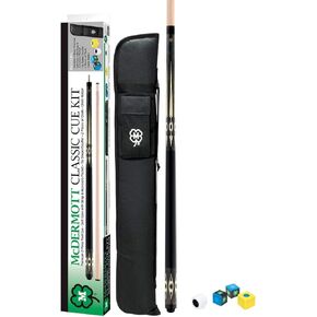 McDermott Classic Pool Cue Kit (Dark Gray, 18oz)