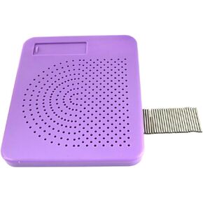 E-outstanding Quilling Knitting Board Purple Plastic Quilter's Grid Guide for Paper Folding Crafting DIY Handmade Portable Quilling Crafts Tool