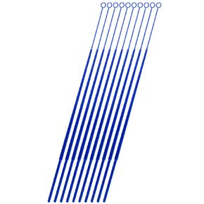 OZXNO 50 Pack 10ul Sampling Rod Plastic Inoculation Loop Disposable Inoculating Rod for Lab Supplies(Individually Aseptic Package)