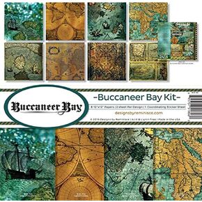 Reminisce BCB-200 Buccaneer Bay Scrapbook Collection Kit