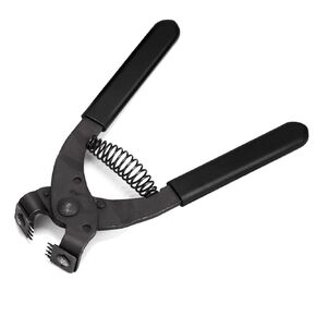 WUTA Leather Silent Piercer Leather Craft Hole Punch Tools Hand-Held Pliers Diamond Sewing Stitching Chisel Pricking Iron for Home DIY or Craft Projects (4mm-4 Teeth)