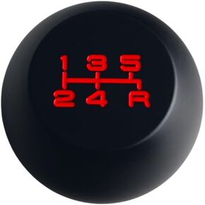 JGR Black Billet Aluminum Flat Top 5 Speed Engraved Shift knob 3/8"-16 Compatible with Hurst Chrome Shifter Sticks