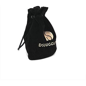 DSJUGGLING Large Double-layer velvet Heavy Drawstring Ball Bag for Big Size Acrylic Contact Juggling Ball From 90mm to 120mm (Extra Large)