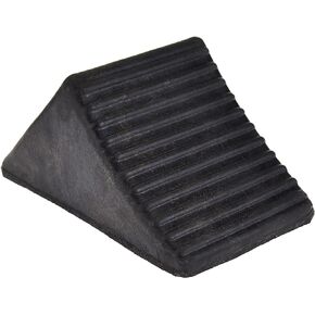 Buyers Products WC1467A Wheel Chock, Rubber, 5 x 6 x 5 Inch, Ideal for Utility Vehicles and Trailers, Reinforced Rubber Design for Durable Continued Use, Black