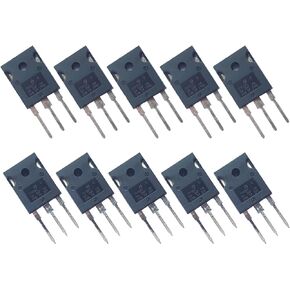 Horinktor 5pcs NPN TIP35 and 5pcs PNP TIP36 Silicon Power Transistors 25A 100V.