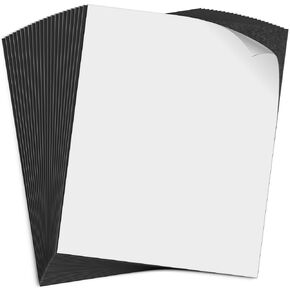 Mr. Pen- Adhesive Magnetic Sheets, 8" x 10", 25 Pack, Magnetic Sheets with Adhesive Backing, Magnetic Sheets, Flexible Magnetic Sheet, Picture Magnets, Cuttable Magnetic Sheets
