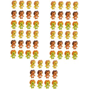 48 Pcs Little Lion Eraser 3D Miniature Lion Erasers Student Gift Pencils for Kids Student Gifts Mini Pencils Students Gifts Compact Kawaii Erasers Household Erasers Accessories