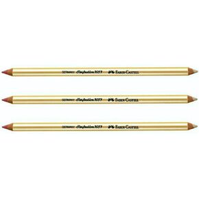 Faber-Castell Eraser Pencil - Perfection art eraser pencils for drawing, artist supplies, Dual function for erasing Ink and colored pencils - 3 Pack