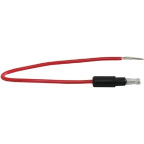 GG Grand General 88107 Red Wire (7" Single 0.180 Bullet Plug, 18Ga)