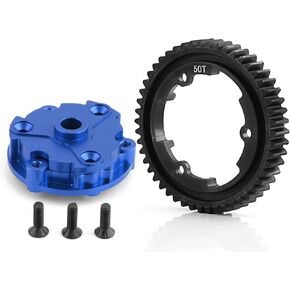 PALUMMA Metal Antirust RC Spur Gear Connector, 50T, for TRAXXAS 1/10 E-Revo 2.0 VXL RC Gear Connector Upgrade Parts