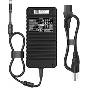 شاحن كمبيوتر محمول أصلي 330 وات مناسب لجهاز Dell Alienware M17 M18X X17 X51 Area-51m G15 G16 5530 7630 7620 كمبيوتر محمول للألعاب 19.5V 16.9A LA330PM160 LA330PM190 DA330PM111 سلك محول إمداد الطاقة in Kuwait