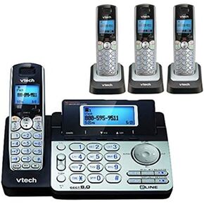 Vtech DS6151 Base with 3 Additional DS6101 Cordless Handsets Bundle