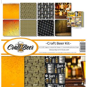 Reminisce CRB-200 Craft Beer Scrapbook Collection Kit