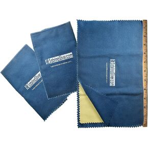 3-Pack Polishing Cloth for Silver, Gold, Brass & Most Other Metals, 11x14 Largest Size