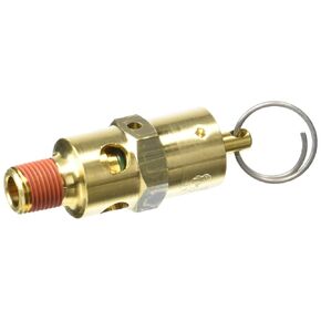 Control Devices SA12-1A200 Sa121A200 Sa Series Brass Hard Seat Asme Safety Valve, 200 Psi Set Pressure, 1/8 Male Npt