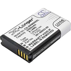 361-00053-04 Battery Replacement for Garmin Montana 600 600T 650T 680 680T Alpha 200 Alpha 300, fit for 010-11599-00 010-11654-03 361-00053-00 in Kuwait
