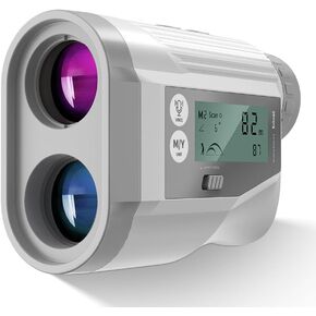 Golf Rangefinder Flagfront 1000Y/F/M Laser Golfing Range Finder with Touch Screen & Voice Feature Slope Switch 6X Magnification USB C Charging for Golfing