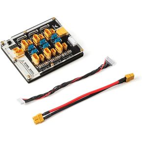 HGLRC Thor 6 Port Lipo Battery Balance Charger Board Pro 40A XT60 XT30 Plug 2-6S Integrated with Lipo Discharger for IMAX B6 ISDT Q6 Nano HOTA D6 Pro P6